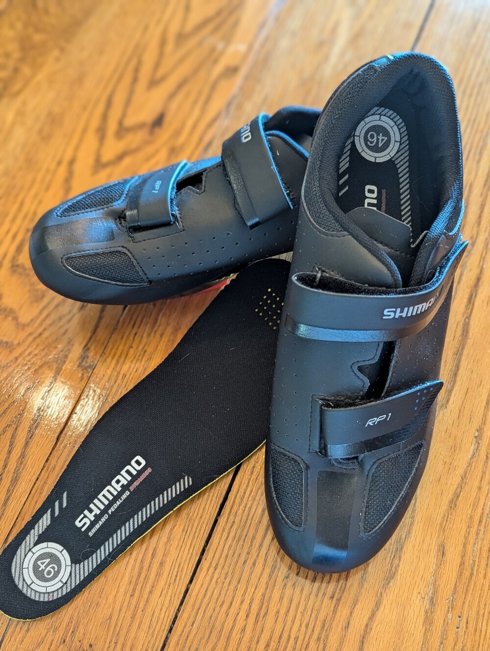 Shimano RP1 Men's Cycling Shoes in Black Sz 46